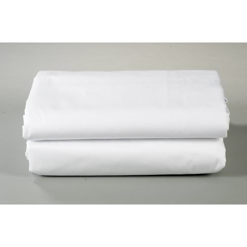 Fitted Sheet, T200 Blend, Single Pick 60/40, King 78x80x15, White